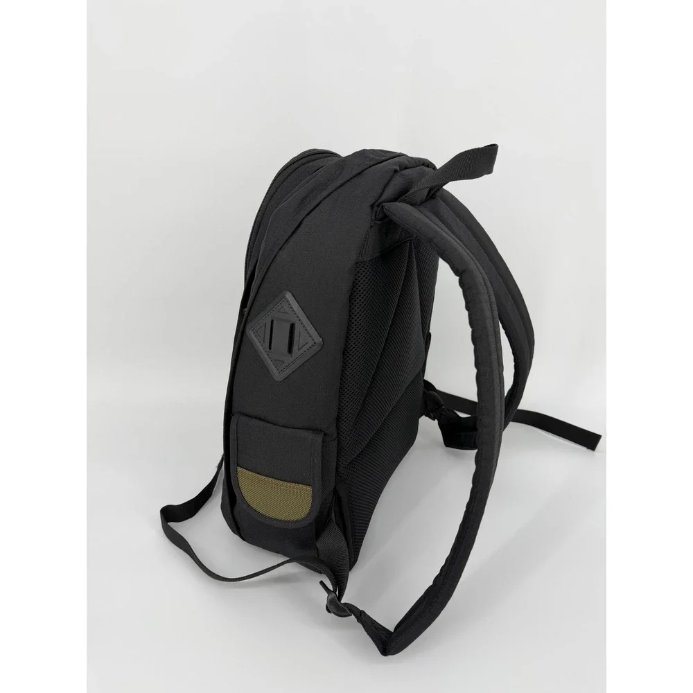 Canon DSLR Camera Backpack Black Olive Green Padded Gear Bag with Bungee Front